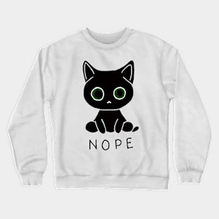 Black cat Crewneck Sweatshirt